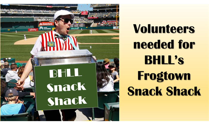 Snack Shack Volunteer Sign-up