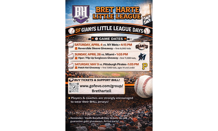 SF Giants Little League Days